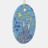 Archangel Michael Custom Holiday Gift Ornamente (Rechts)