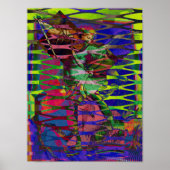 Archangel Michael Defeats Satan MSG Optik Grid Poster (Vorne)