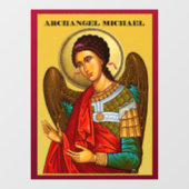 Archangel Michael Fensteraufkleber (Blatt)