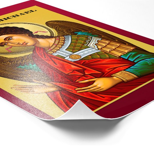 Archangel Michael Fotodruck (Ecke)