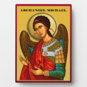 Archangel Michael Fotoplatte (Vorderseite)