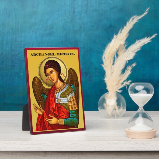 Archangel Michael Fotoplatte (Seite)