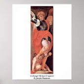 Archangel Michael Fragment von Jacopo Pontormo Poster (Vorne)