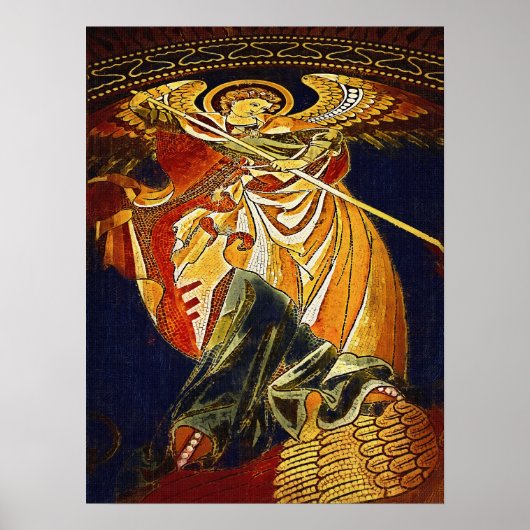 Archangel Michael Gothic, Kaiser Wilhelm Church Poster (Vorne)