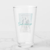 Archangel Michael Gottes Laserauge, Graue Glaskuge Glas (Rückseite)