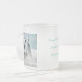 Archangel Michael Gottes Laserauge, mattierte Tass Mattglastasse (Vorderseite Links)