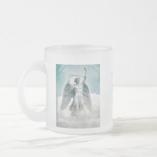 Archangel Michael Gottes Laserauge, mattierte Tass Mattglastasse