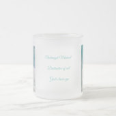 Archangel Michael Gottes Laserauge, mattierte Tass Mattglastasse (Mittel)