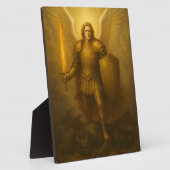 Archangel Michael - göttlicher Beschützer des Lich Fotoplatte (Seite)