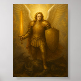Archangel Michael - göttlicher Beschützer des Lich Poster