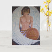 Archangel Michael Greeting Card Karte (Gelbe Blume)