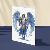 Archangel Michael Holy Angel Protector Karte