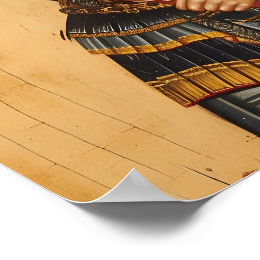 Archangel Michael Icon Poster (Ecke)