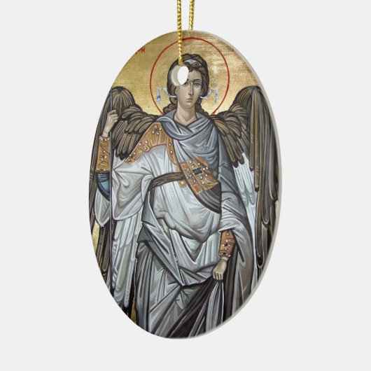 Archangel Michael Keramikornament (Links)