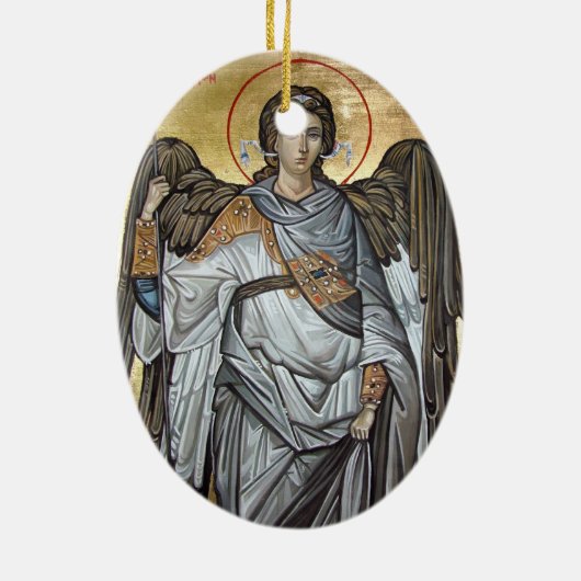 Archangel Michael Keramikornament (Hinten)