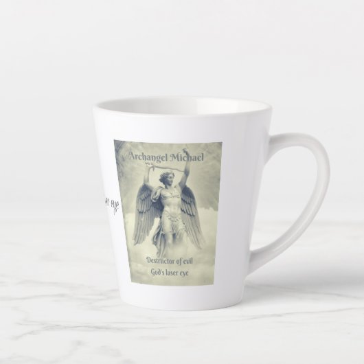 Archangel Michael Latte Tasse (Rechts)