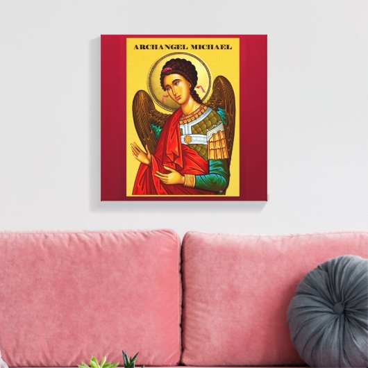 Archangel Michael Leinwanddruck (Insitu (Wohnzimmer))