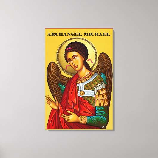 Archangel Michael Leinwanddruck (Vorderseite)