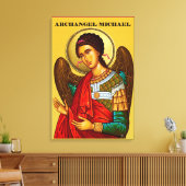 Archangel Michael Leinwanddruck (Insitu (Wohnzimmer))