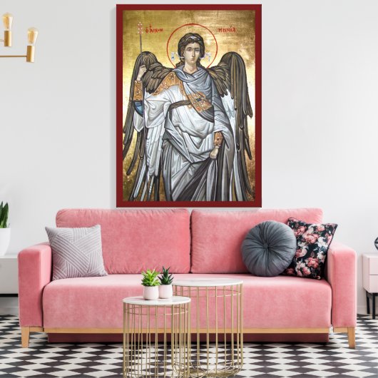 Archangel Michael Leinwanddruck (Insitu (Wohnzimmer))
