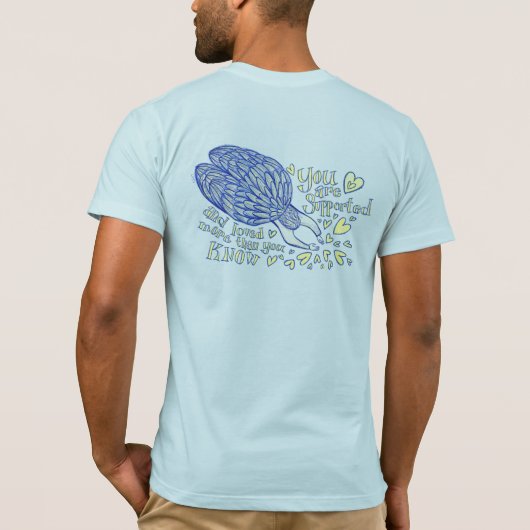 Archangel Michael Liebe & Support Custom T - Shirt (Rückseite)