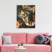 Archangel Michael liefert Soule für das Labor Leinwanddruck (Insitu (Wohnzimmer))