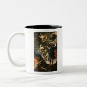 Archangel Michael liefert Soule für das Labor Zweifarbige Tasse (Links)