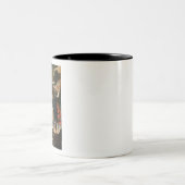 Archangel Michael liefert Soule für das Labor Zweifarbige Tasse (Mittel)