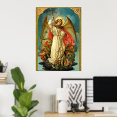 Archangel Michael Matte Poster (Heimbüro)