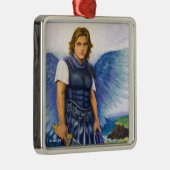 Archangel Michael Medallion "Ich bin bei dir" Ornament Aus Metall (Rechts)