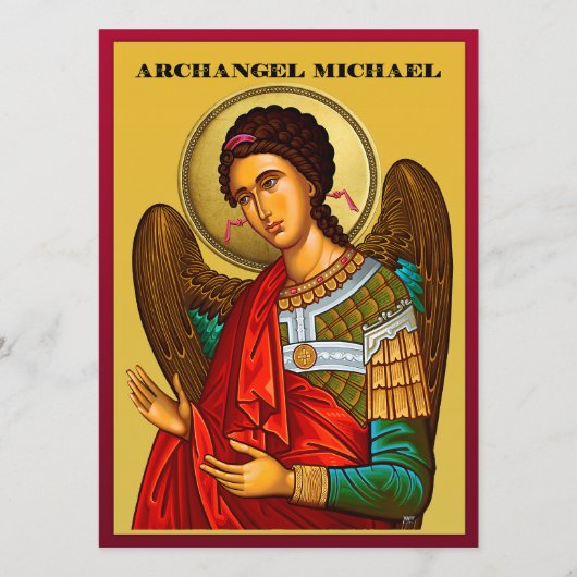 Archangel Michael Menükarte (Vorderseite)