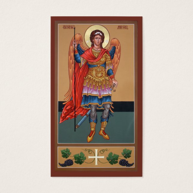 Archangel Michael Mini-Prayer-Karte (Vorderseite)