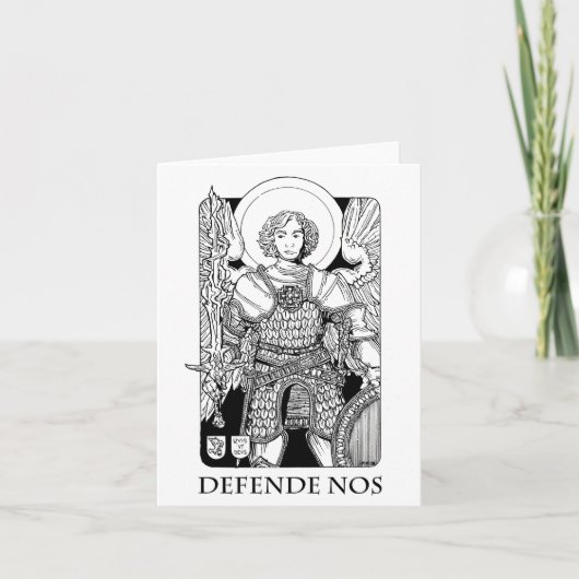 Archangel Michael Notecard Karte (Vorderseite)