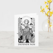 Archangel Michael Notecard Karte (Gelbe Blume)
