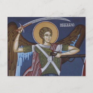 Archangel Michael Orthodox Icon Postkarte
