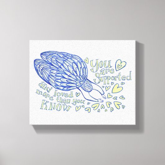 Archangel Michael Painting Wrapped Canvas Art Leinwanddruck (Vorderseite)