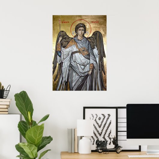 Archangel Michael Poster (Heimbüro)