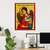 Archangel Michael Poster (Heimbüro)