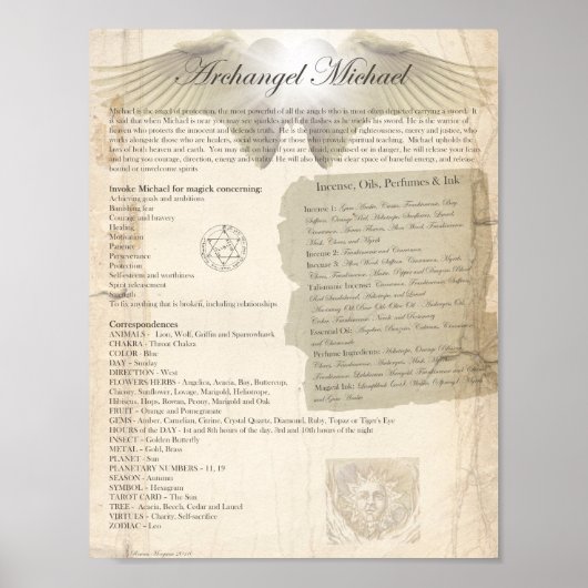 ARCHANGEL MICHAEL POSTER (Vorne)