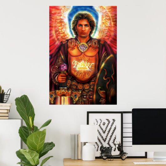 Archangel Michael Poster (Heimbüro)
