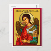 Archangel Michael Postkarte (Vorne/Hinten)