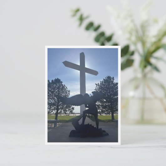 Archangel Michael Postkarte (Stehend Vorderseite)