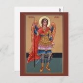 Archangel Michael Prayer Card Postkarte (Vorne/Hinten)