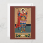 Archangel Michael Prayer Card Postkarte (Vorne/Hinten)