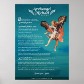 Archangel Michael Prayer Poster (Vorne)