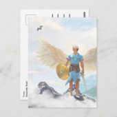 Archangel Michael Protection Courage Angel Note Postkarte (Vorne/Hinten)