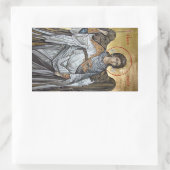 Archangel Michael Rechteckiger Aufkleber (Tasche)