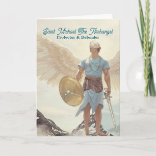 Archangel Michael - Serene Guardian Pastel Light Karte