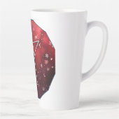 Archangel Michael Sigil Digitale Kunst Milchtasse (Rechts)