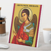 Archangel Michael Sockelschild (In Situ)